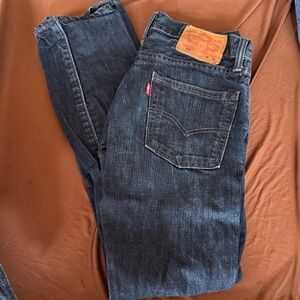 Levi's Dark Blue Straight Jeans 28/32